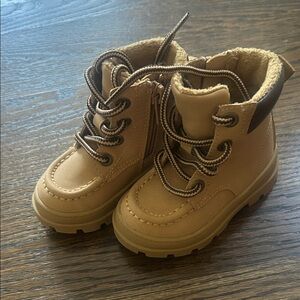 H&M Kids Tan Lace-Up Boots